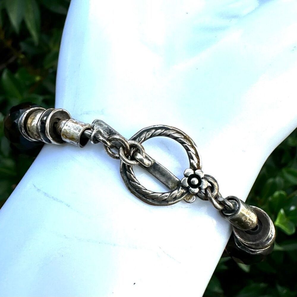 Vintage  Silpada Smokey Quartz  Sterling silver Bracelet - Picture 11 of 11